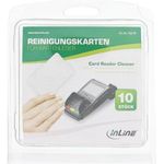 InLine® Reinigungskarten für Kartenleser, 10er Pack (43219I)