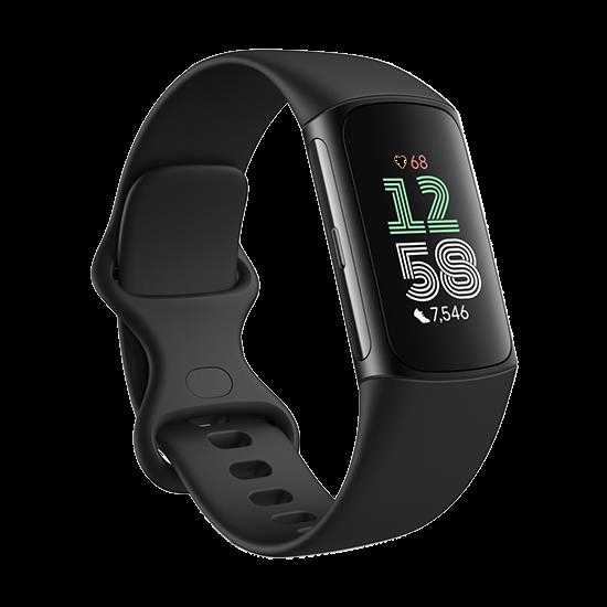 Fitbit Charge 6 AMOLED Aktivitätsmesser Obsidian