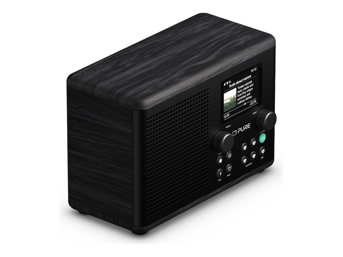 Pure Classic H4i Tragbares Internetradio DAB+ FM Bluetooth USB Schwarz/Asche