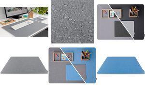 sigel Schreibunterlage Eyestyle, 600 x 450 mm hellgrau/schwarz, aus recyceltem PP & PET, beidseitig - 1 Stück (SA200)