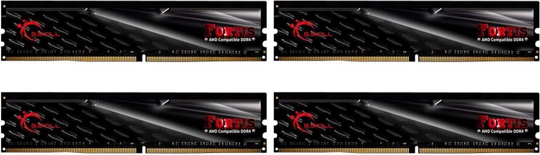 G.Skill memory D4 2133 32GB C15 GSkill Fortis K4 2x8GB,1,2V,AMD Ryzen, Fortis (F4-2133C15Q-32GFT)