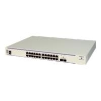 ALCATEL-LUCENT OS6450-24: Gigabit Ethernet chassis in a 1U form factor with 24 10/100/1000 BaseT ports, 2 fixed SFP+ (OS6450-24-EU)