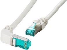 EFB-Elektronik RJ45 Patchkabel Cat.6A S/FTP LSZH 1x90° grau 2m Hersteller: EFB Elektronik (MK6001W.2G)