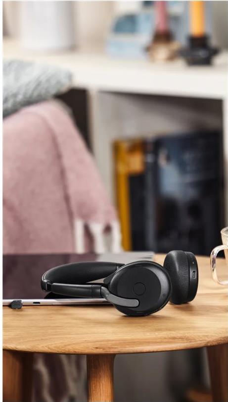 Jabra Evolve2 65 Flex On-Ear Headset ANC Bluetooth USB-C Stereo Schwarz
