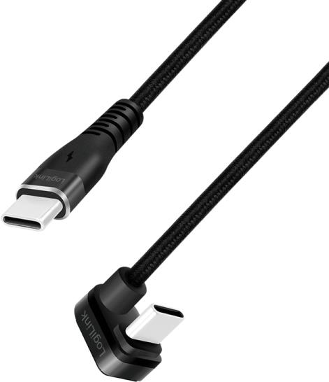 LogiLink CU0191 USB Kabel USB 2.0 2 m USB C Schwarz (CU0191)