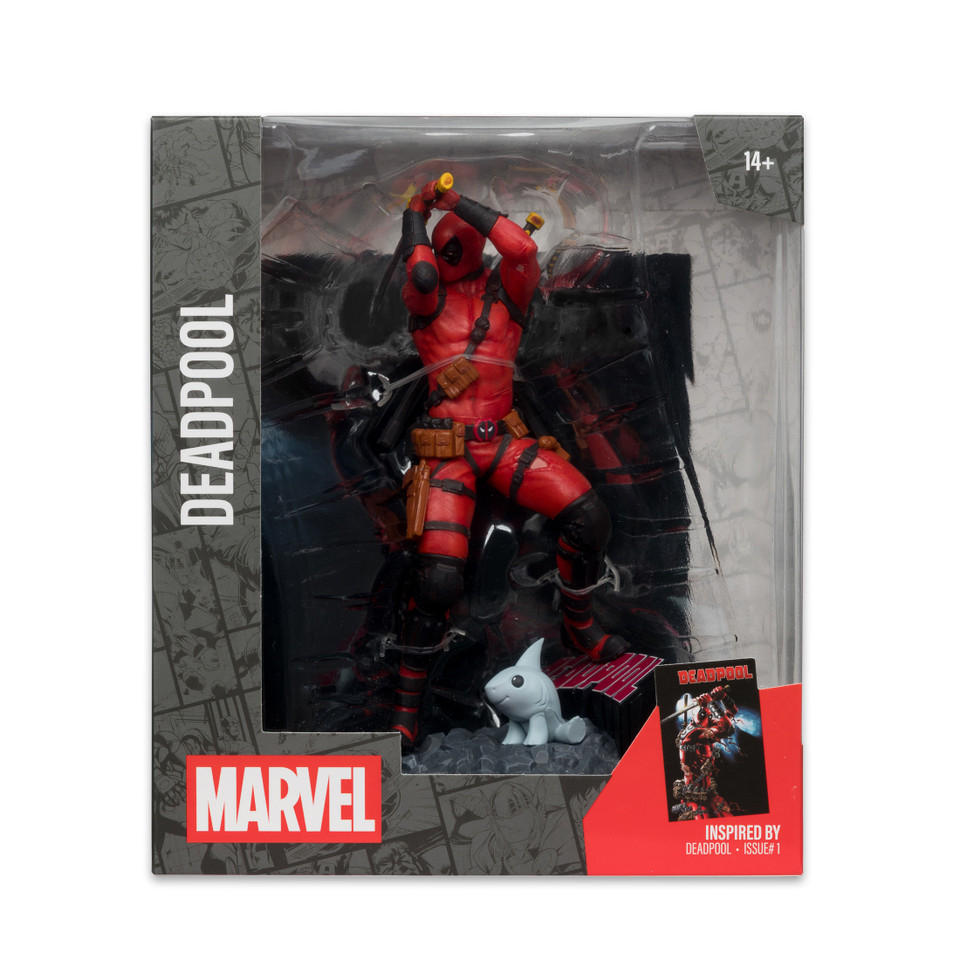 McFarlane Toys Marvel Deadpool Sammelfigur 1/10 Mehrfarbig, Rot