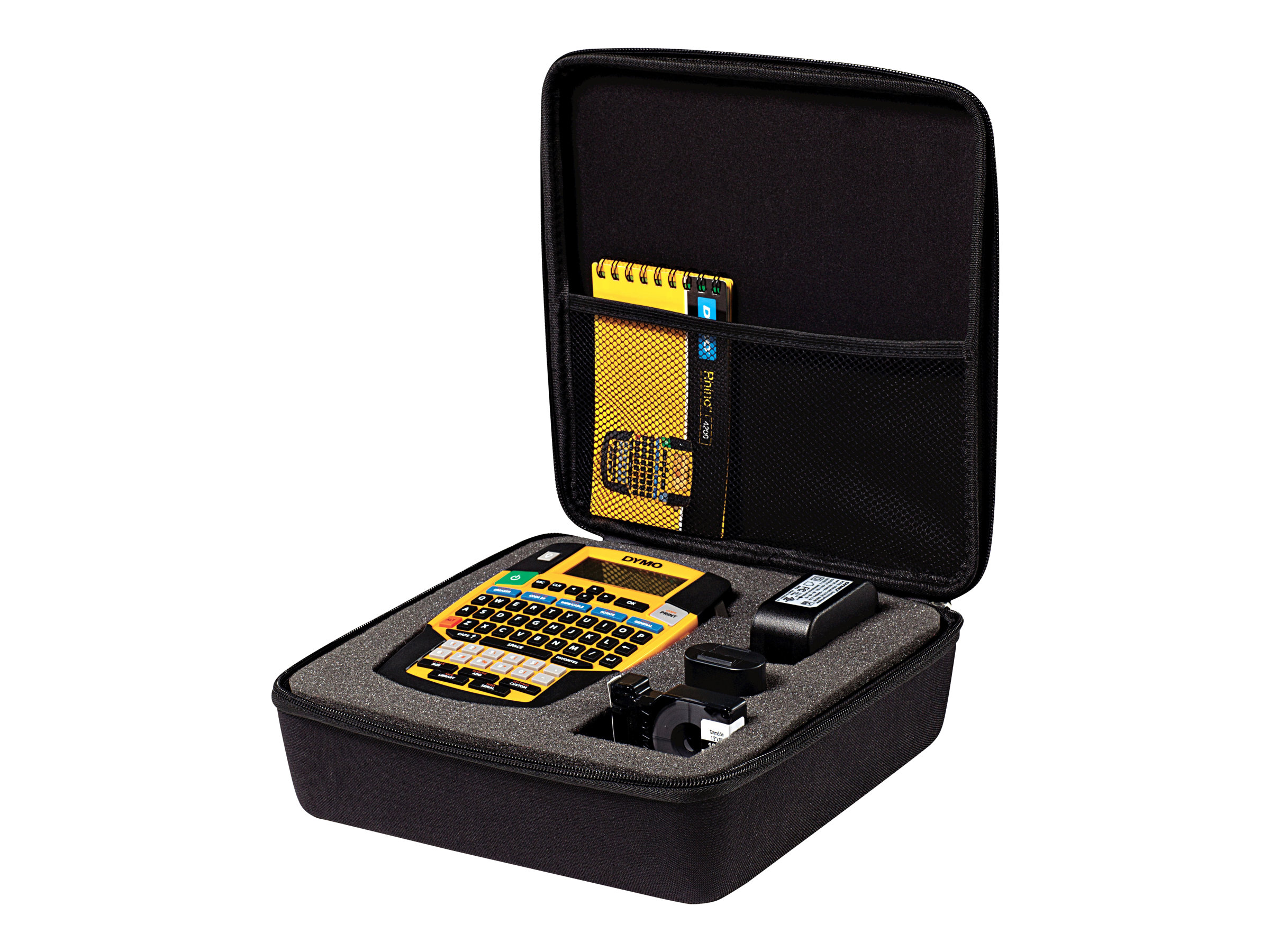 DYMO Rhino 4200 Kit Beschriftungsgerät Thermotransfer Schwarz, Gelb