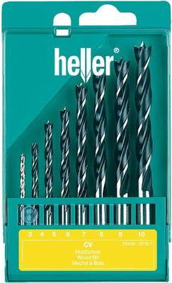 Heller Holz-Spiralbohrer-Set 8teilig 205241 Zylinderschaft 1 Set (205241)