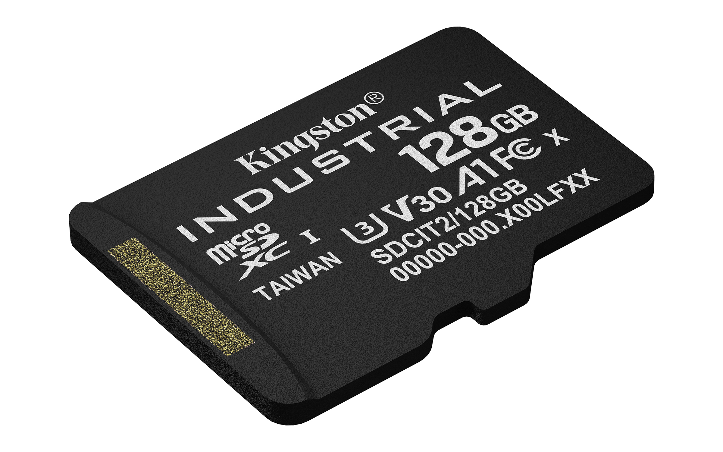 Kingston Industrial microSDXC UHS-I 128 GB Speicherkarte Class 10 U3 V30 A1 Schwarz