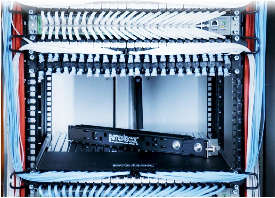 PATCHBOX Setup.exe 2.0 Rack-Installationswerkzeug 1 HE Schwarz