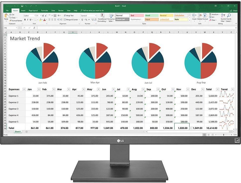 LG 27UK670P-B Computerbildschirm 68,6 cm (27" ) 3840 x 2160 Pixel 4K Ultra HD LCD Schwarz (27UK670P-B) (geöffnet)