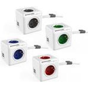 Allocacoc PowerCube extended usb - Stromverteilungseinheit - Wechselstrom 230...