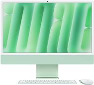 APPLE iMac Z1E4 59,62cm 23,5Zoll Standardglas M4 8C CPU/8C GPU/16C N.E. 16GB 256GB SSD Gbit Eth MM NumKey TID DE Grün (Z1E4-MWUE3D/A-07A41Y)
