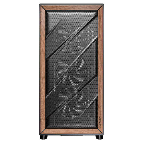 Antec FLUX Midi Tower E-ATX Schwarz Holz