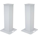 EUROLITE 2x Stage Stand 100cm inkl. Cover und Tasche, weiß (32000040)