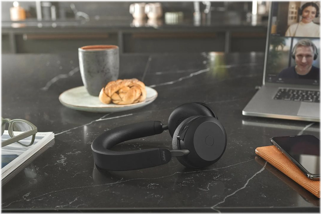 Jabra Evolve2 75 On-Ear Headset Bluetooth ANC USB-A Schwarz
