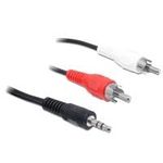 DeLOCK Audiokabel Klinkenstecker 3,5 mm (M) -> 2 x Cinch (M) (84277)