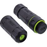 InLine USB-C-Kabelkupplung IP68 2x USB-C Buchse geschirmt M20 (69927L)