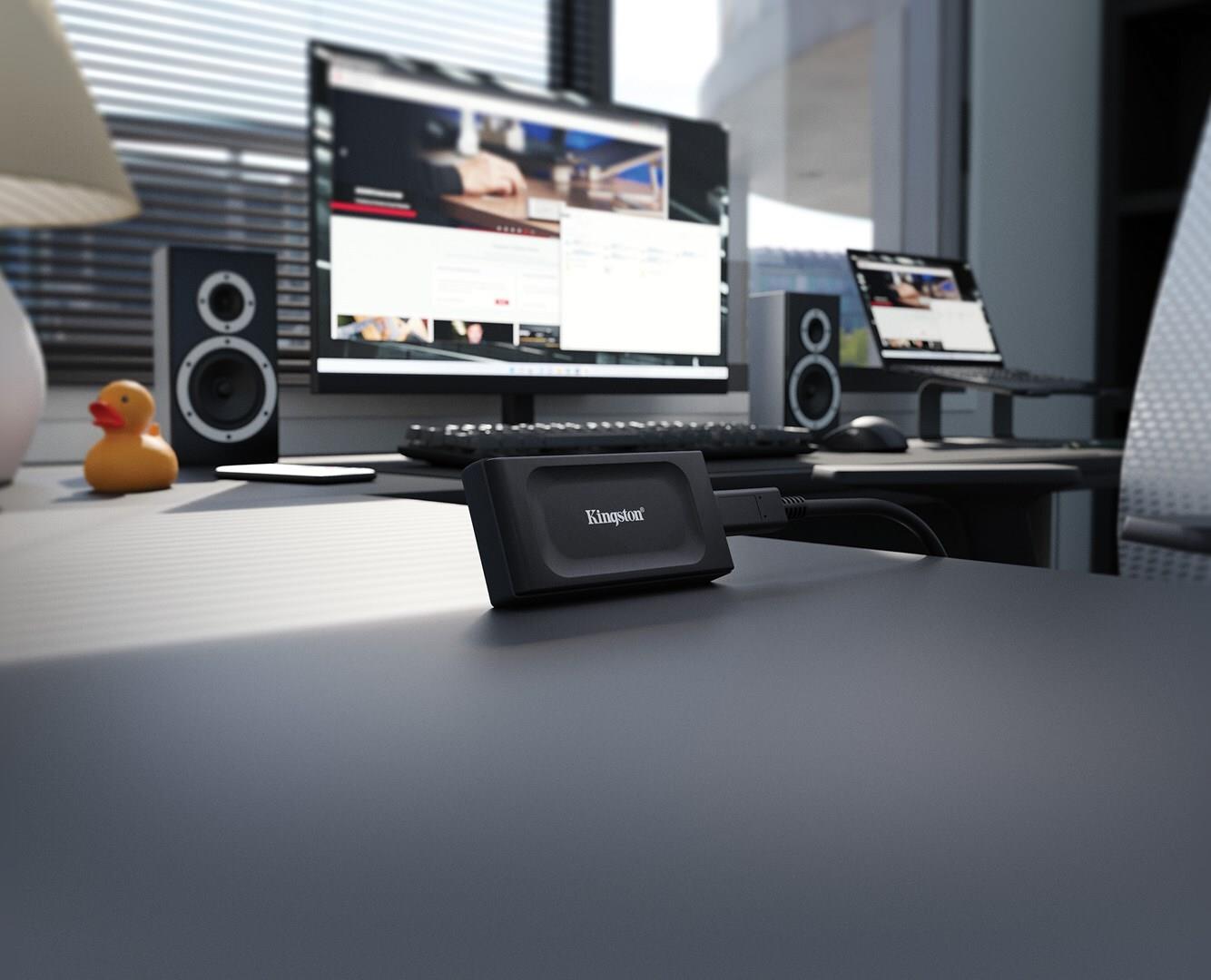 Kingston XS1000 1 TB SSD USB 3.2 Gen 2 Schwarz