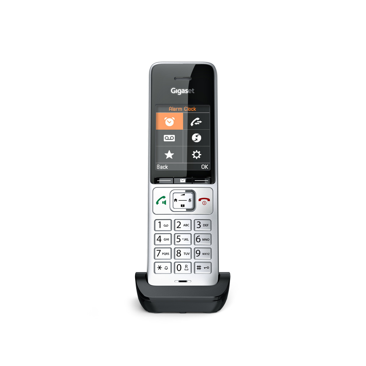 Gigaset COMFORT 500HX 2,2" TFT-Farbdisplay Schwarz, Silber