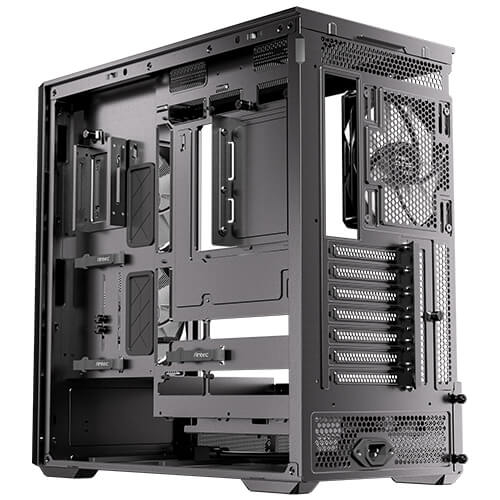 Antec Flux Rear Midi Tower ATX/mATX/Mini-ITX Schwarz