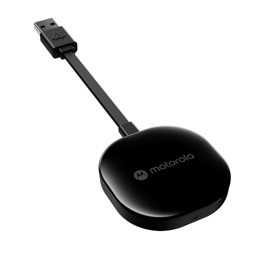 Motorola MA1 Kabelloser KFZ-Adapter für Android Auto USB Typ-A Schwarz