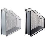 helit Stehsammler Mesh, DIN A4, aus Drahtmetall, silber pulverbeschichtet, - 1 Stück (H2518000)