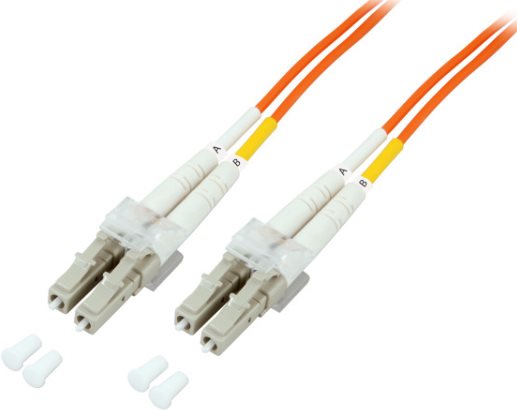 EFB-Elektronik Duplex Jumper LC-LC 62,5/125µ, OM1, LSZH, orange, 2.0mm, 10m Hersteller: EFB Elektronik (O0330.10)