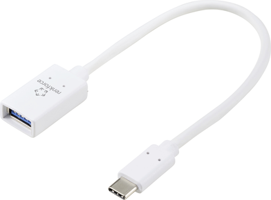 Renkforce USB-C® Adapter [1x USB-C® 5Gbps - 1x USB 3.2 Gen 1 Buchse A (USB 3.0)] 0.20 m verdrillte Paare (RF-6056892)