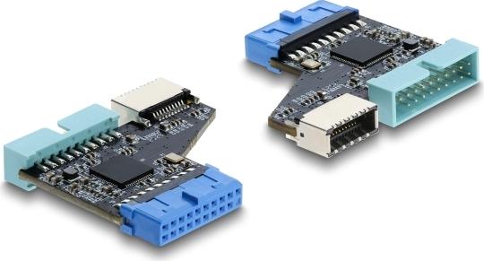 Delock USB 5Gbps Hub 20Pin Pfostenbuchse < 1x USB 5Gbps (67343)