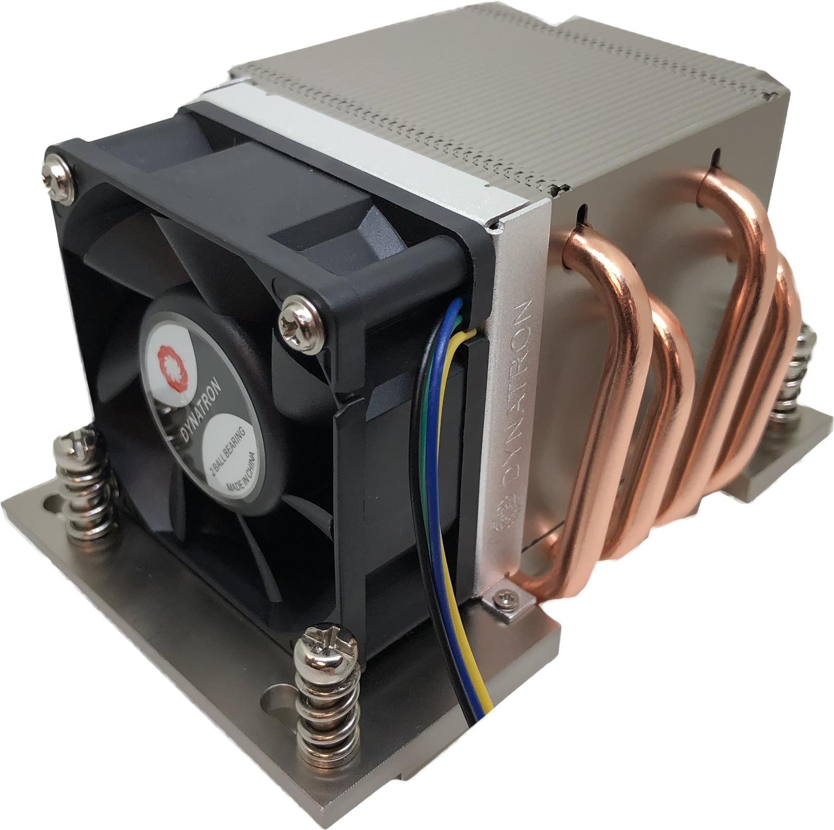 Inter-Tech Dynatron A-26 Prozessor-Luftkühler 2HE aktiv für AMD Socket SP3 Schwarz, Silber