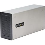 StarTech.com Thunderbolt 3 PCIe Expansion Chassis, Enclosure Box W/Dual PCI-E Slots, External PCIe Slots for Laptops/Desktops/All-In-Ones, 8K/4K Output Via TB3/DP 1.4 Ports (2TBT3-PCIE-ENCLOSURE)