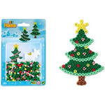 Hama Bügelperlen midi "Weihnachtsbaum", im Blister Durchmesser Bügelperle midi: 5,0 mm, inkl. Stiftplatte - 1 Stück (00004108)