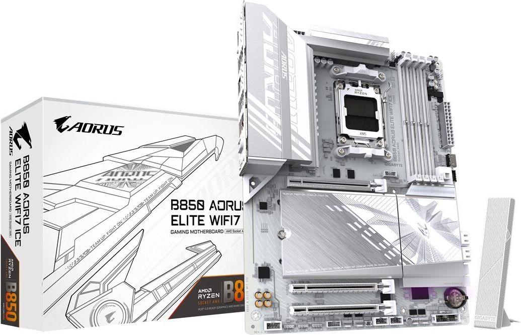 Gigabyte B850 AORUS ELITE WF7 ICE ATX Mainboard (B850 A ELITE WF7 ICE)