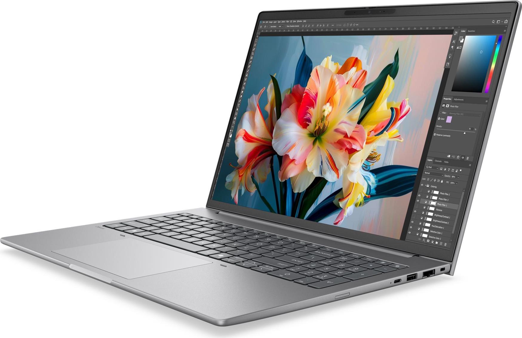 HP ZBook 8 G2i 16" Intel Core Ultra X7 358H 32 GB RAM 1 TB SSD Meteor Silber Aluminium