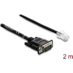Delock Seriell RS-232/422/485 Adapterkabel Sub-D 9 Stecker zu RJ45 Stecker 2 m (64296)