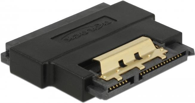 Delock Adapter SATA 22 Pin Buchse zu Stecker mit Einrastfunktion - Portschoner (63945)