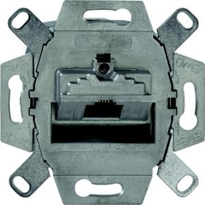 Busch-Jaeger Einsatz UAE-/IAE-/ISDN-Steckdose 0218/11-101 (0218/11-101)