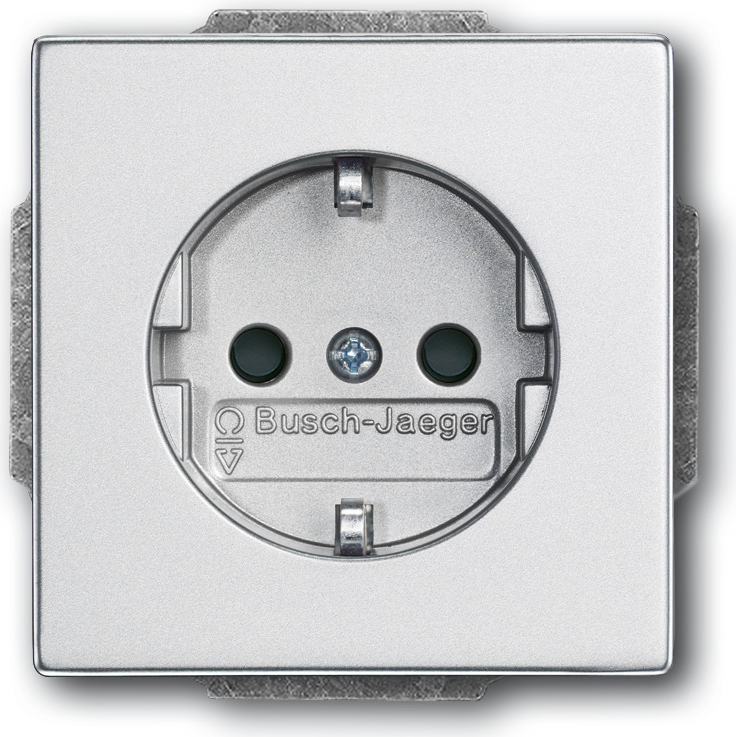 Busch Jaeger 2013-0-5272 Steckdose CEE 7/3 Silber (2013-0-5272)