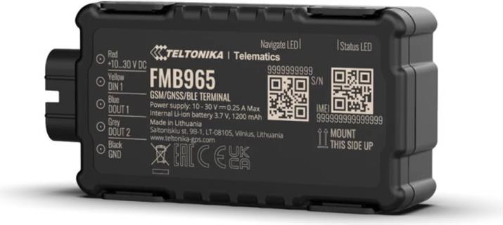 Teltonika TELEMATICS FMB965 IP67 Basic (FMB9653E8T01)
