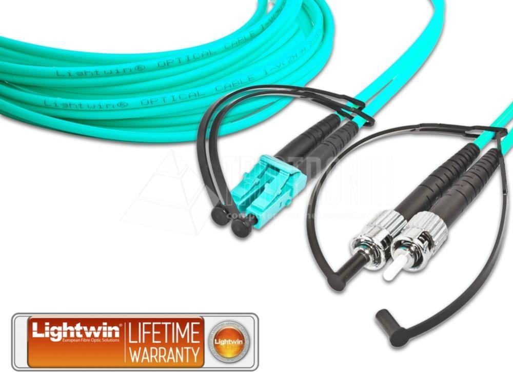 Lightwin LDP-50 LC-ST 1.0 OM3 Glasfaserkabel 1 m Aqua-Farbe (LDP-50 LC-ST 1.0 OM3)