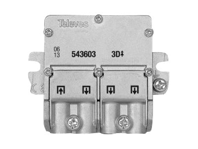 Televes Mini-Splitter RF-Splitter Edelstahl