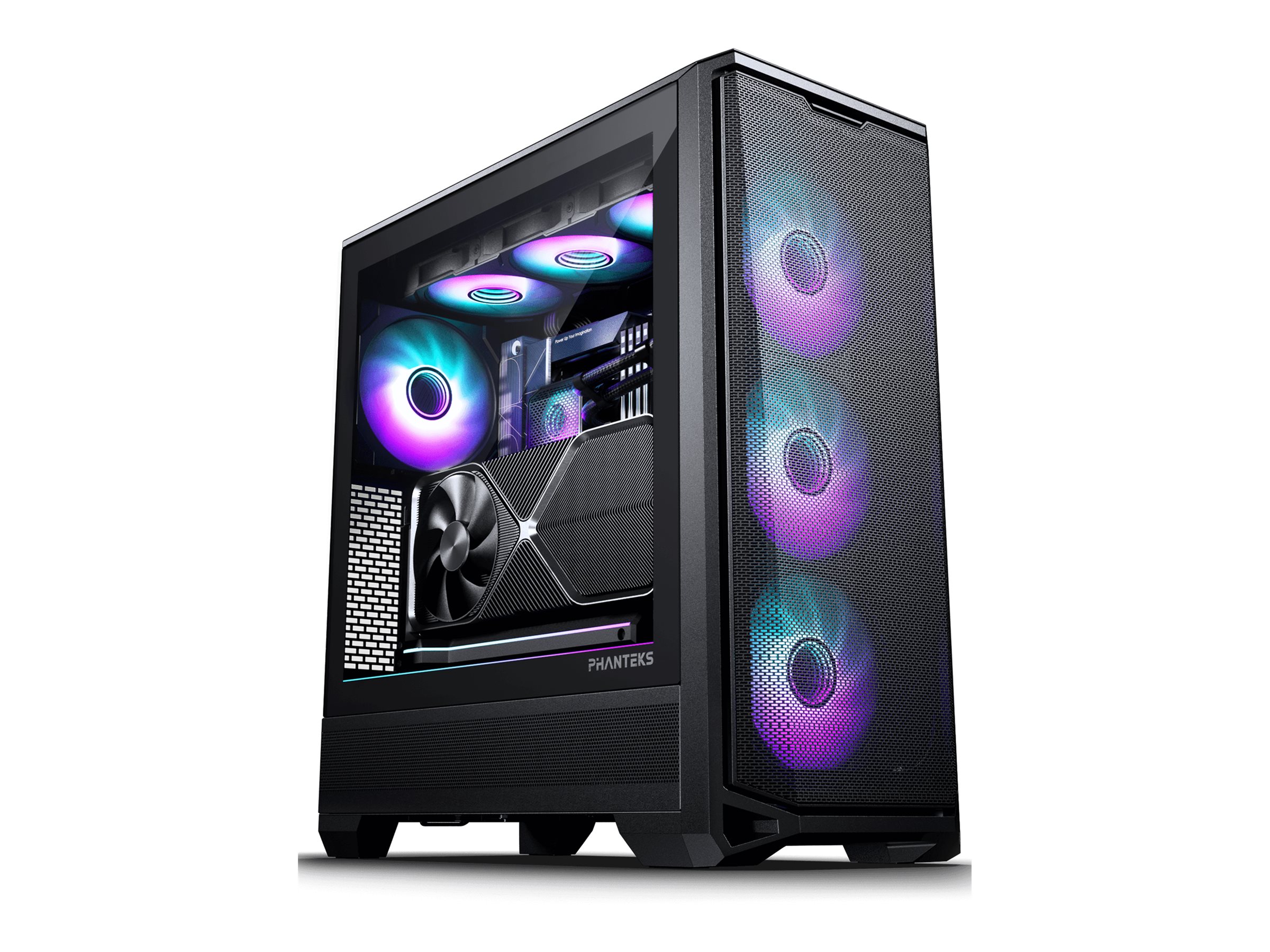 Phanteks Eclipse G400A Midi-Tower Tempered Glass D-RGB Satin Black