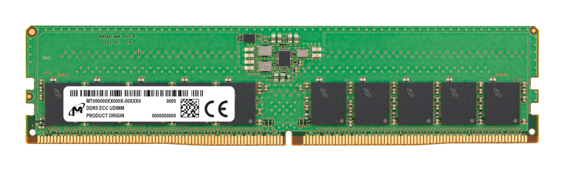 Micron MTC10C1084S1EC56BR DDR5 16 GB RAM 5600 MHz ECC Unbuffered DIMM