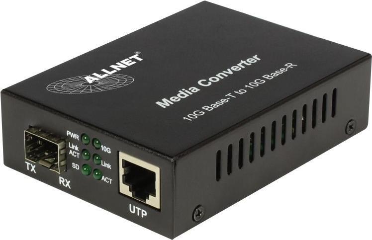 ALLNET ALL-MC109-SFP+ Netzwerk Medienkonverter 10000 Mbit/s Schwarz (ALL-MC109-SFP+)