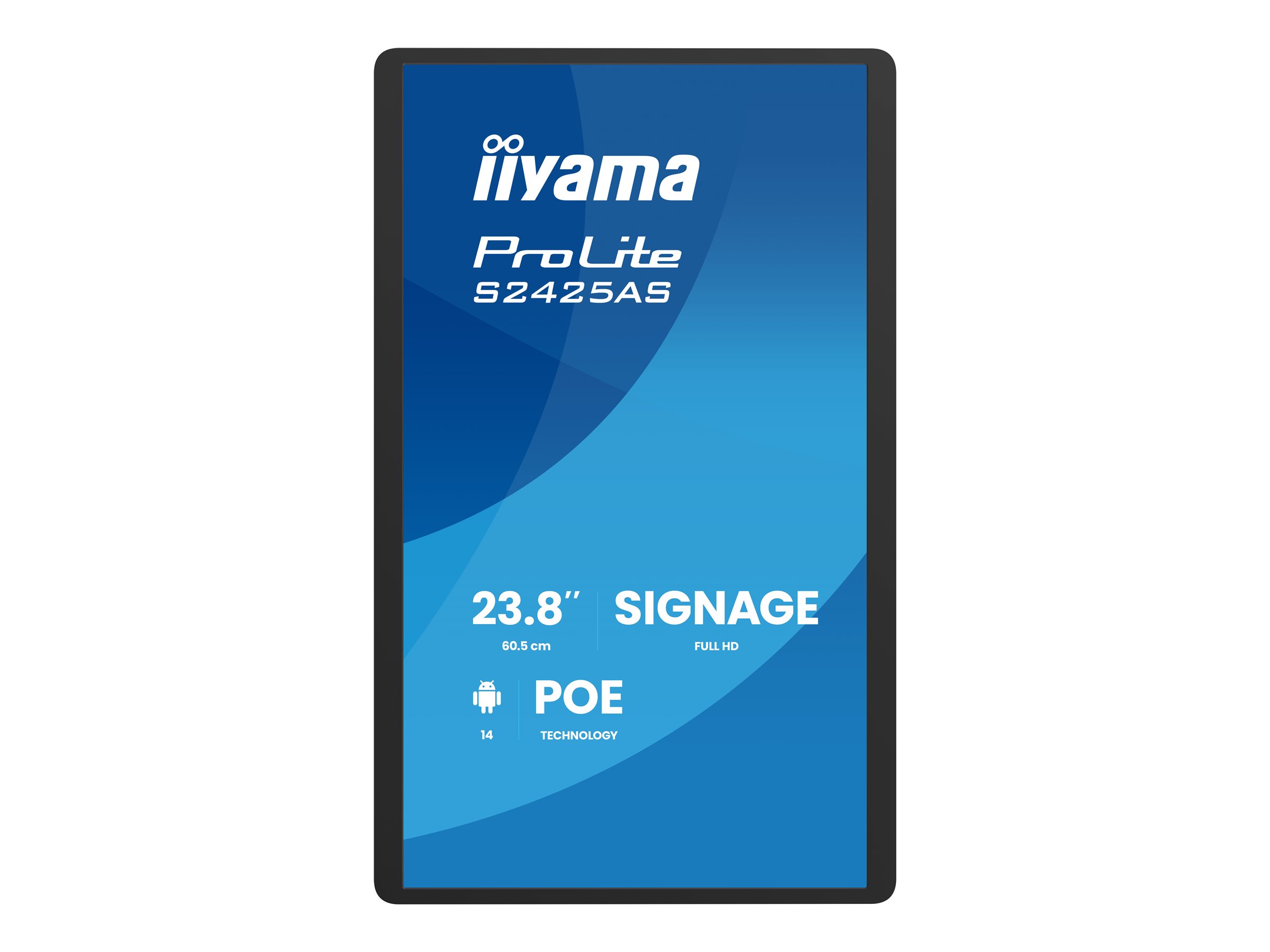 iiyama ProLite S2425AS-B1P 23,8" Full HD IPS Digital Signage Display Schwarz