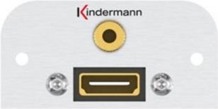 Kindermann 7441000589 HDMI + 3.5mm Aluminium Steckdose (7441000589)