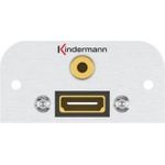 Kindermann 7441000589 HDMI + 3.5mm Aluminium Steckdose (7441000589)