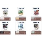 CANSON Zeichenpapier Mi-Teintes, im Block, 320 x 410 mm 20 Blatt, 160 g/qm, 1 Seite mit Bienenwaben-Struktur, - 1 Stück (C503208001)