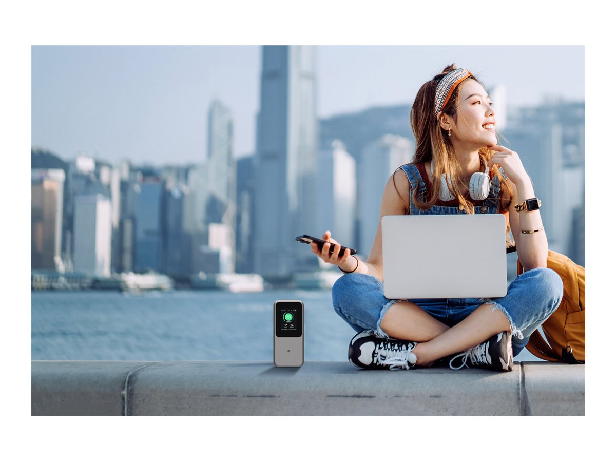 ZTE MU5120 Mobiler 5G-WLAN-Hotspot Wi-Fi 6 3.6 Gbps Grau